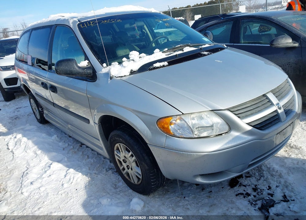 2007 DODGE GRAND CARAVAN SE VIN: 1D4GP24R57B261706