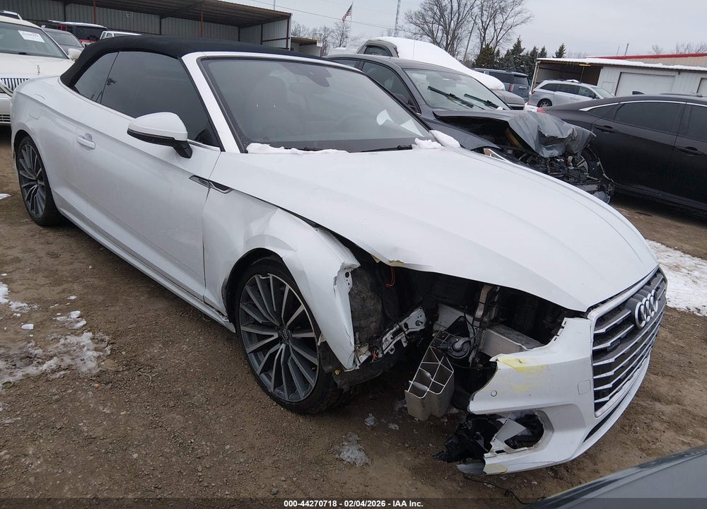 2018 AUDI A5 2.0T PREMIUM VIN: WAUYNGF52JN003886