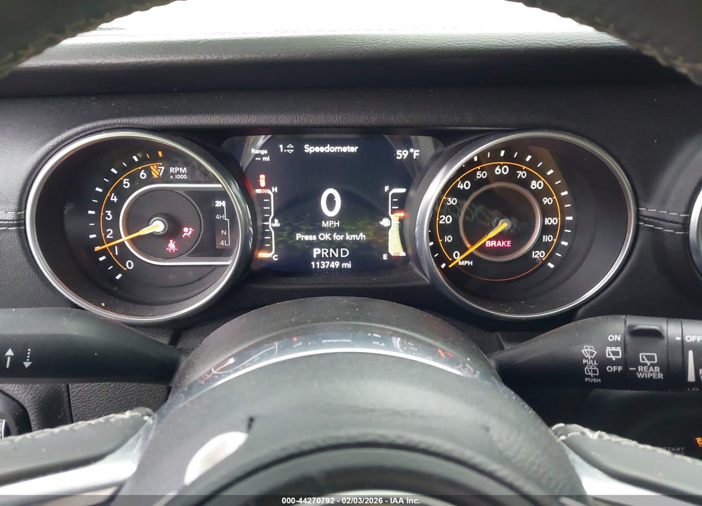 2018 JEEP WRANGLER UNLIMITED SAHARA 4X4 VIN: 1C4HJXEG1JW244995