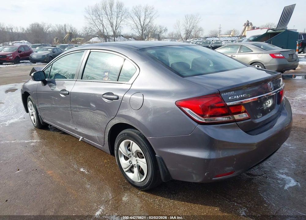 2014 HONDA CIVIC LX VIN: 19XFB2F54EE071736