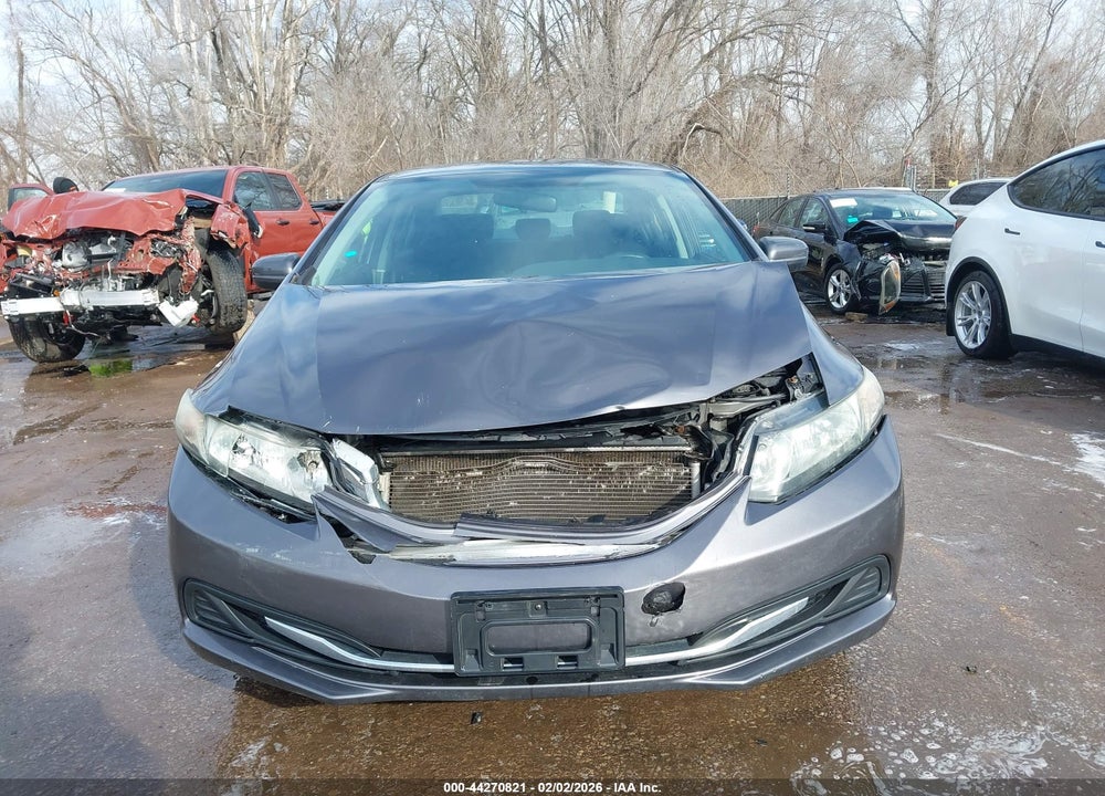 2014 HONDA CIVIC LX VIN: 19XFB2F54EE071736