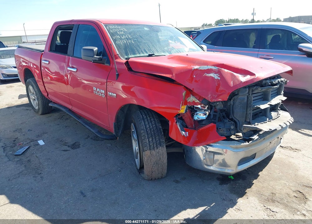 2014 RAM 1500 LONE STAR VIN: 1C6RR6LT9ES206068
