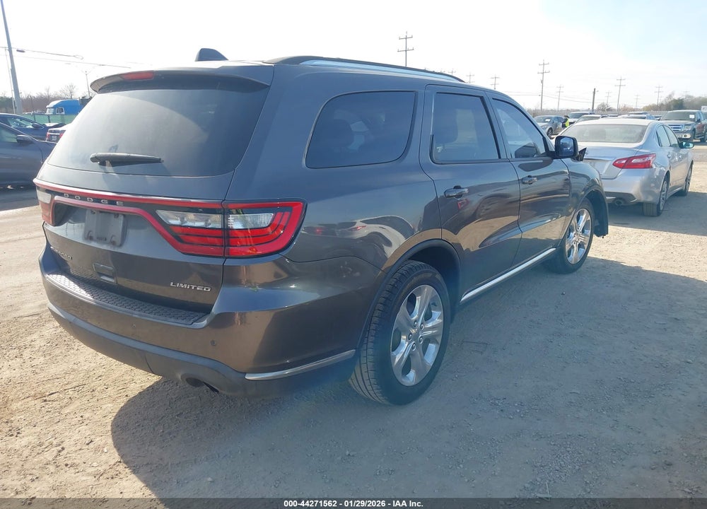 2014 DODGE DURANGO LIMITED VIN: 1C4RDHDG2EC353704
