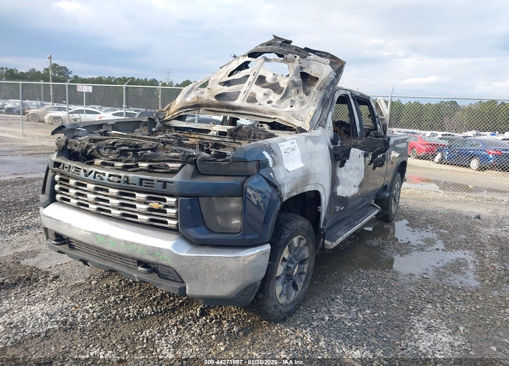 2022 CHEVROLET SILVERADO 2500HD 4WD  STANDARD BED CUSTOM VIN: 1GC4YMEYXNF252312