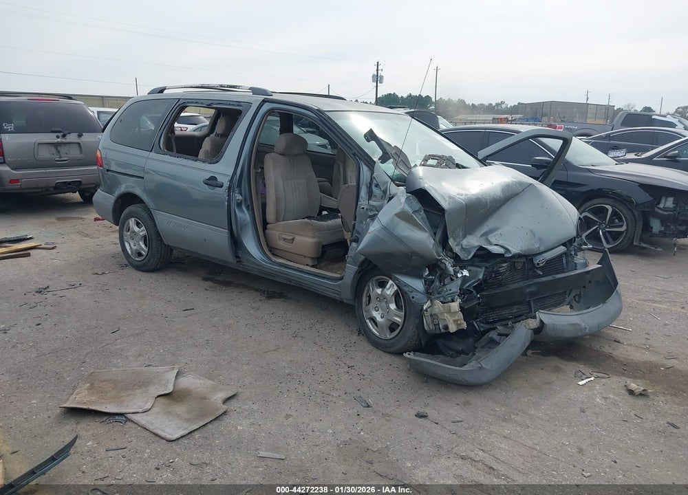 2000 TOYOTA SIENNA LE VIN: 4T3ZF13C9YU254654