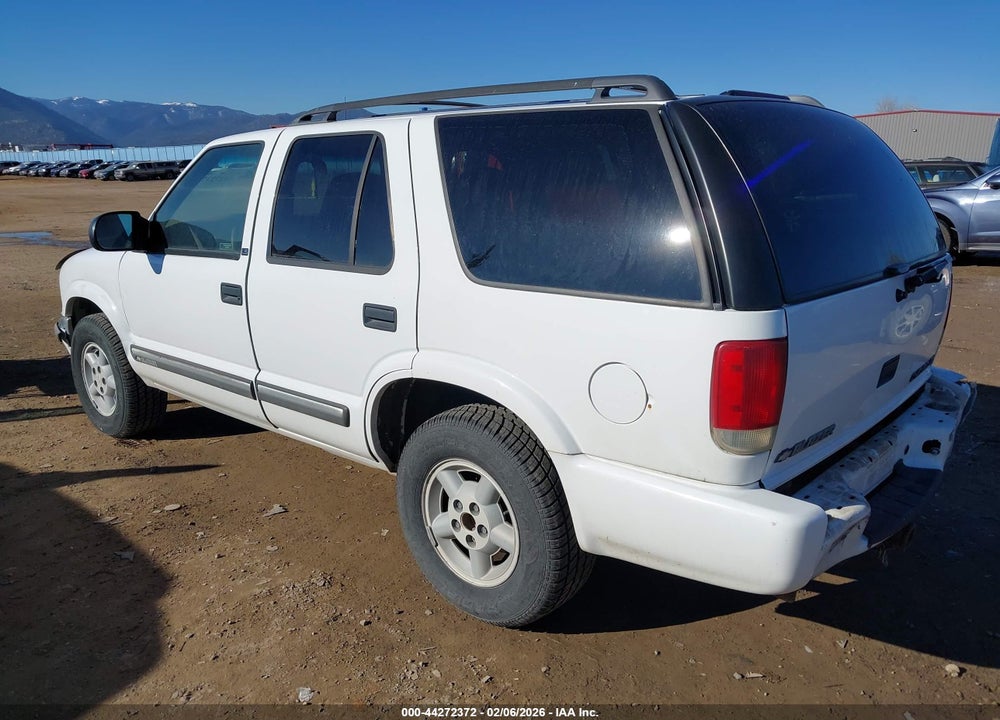 2000 CHEVROLET BLAZER LS VIN: 1GNDT13WXY2220915