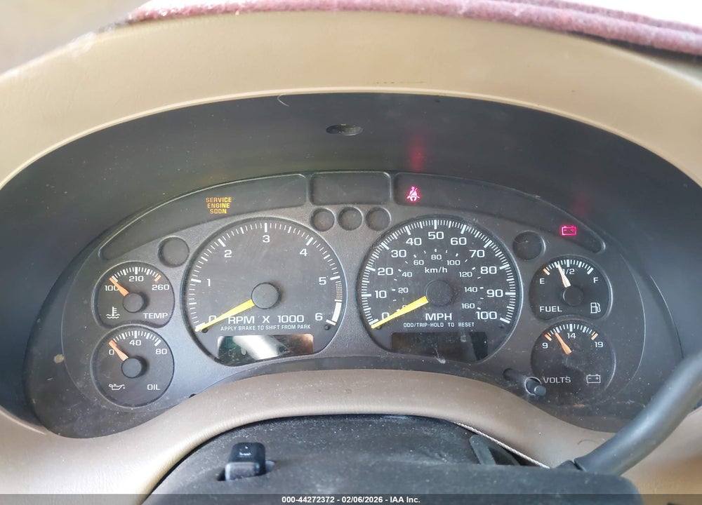 2000 CHEVROLET BLAZER LS VIN: 1GNDT13WXY2220915