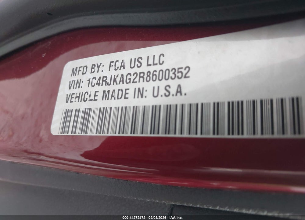 2024 JEEP GRAND CHEROKEE L LAREDO X 4X4 VIN: 1C4RJKAG2R8600352