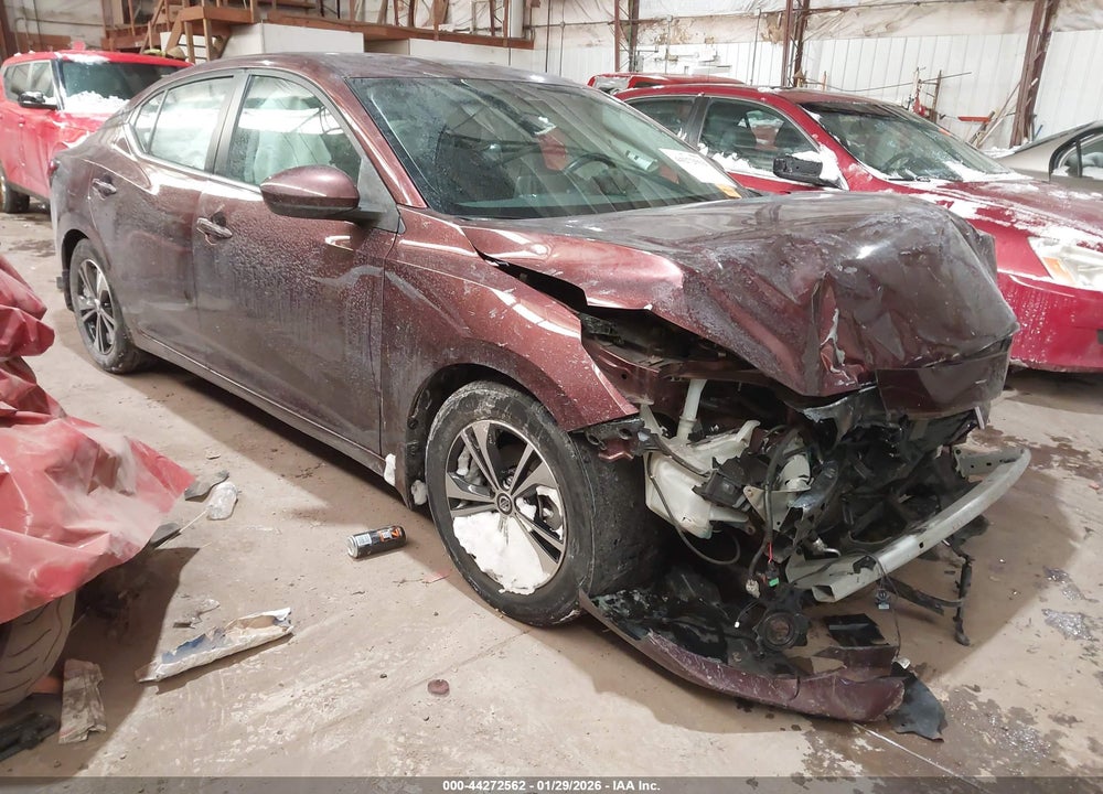 2022 NISSAN SENTRA SV XTRONIC CVT VIN: 3N1AB8CV8NY238327