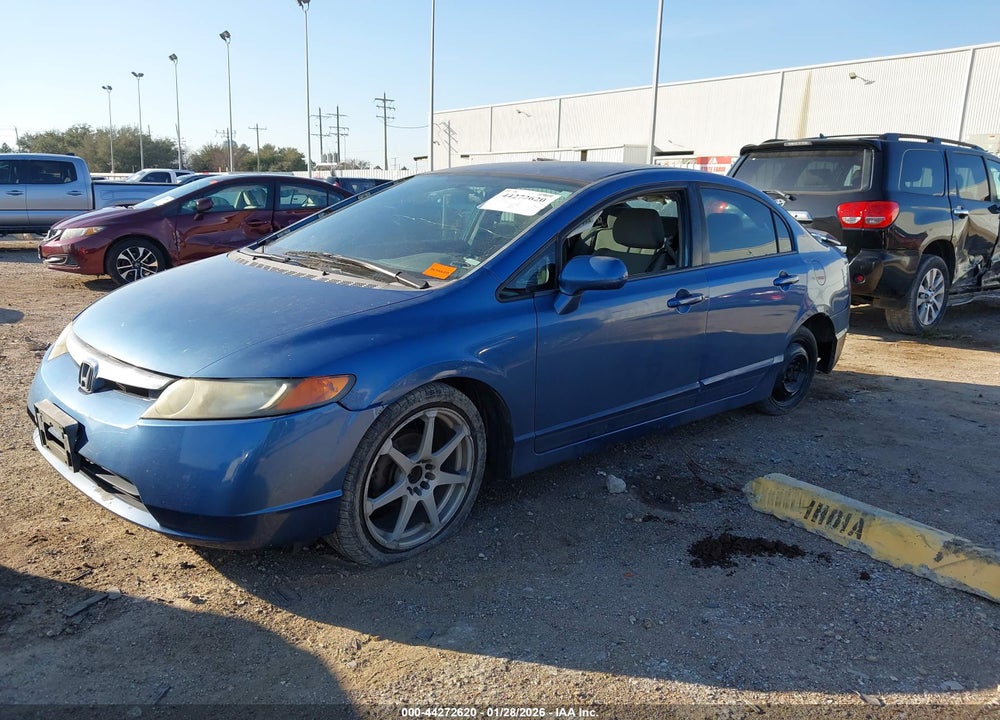 2007 HONDA CIVIC LX VIN: 1HGFA165X7L076707