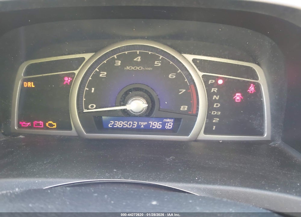 2007 HONDA CIVIC LX VIN: 1HGFA165X7L076707