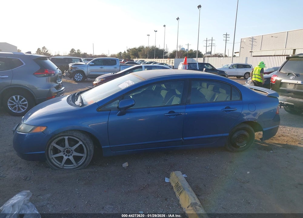 2007 HONDA CIVIC LX VIN: 1HGFA165X7L076707