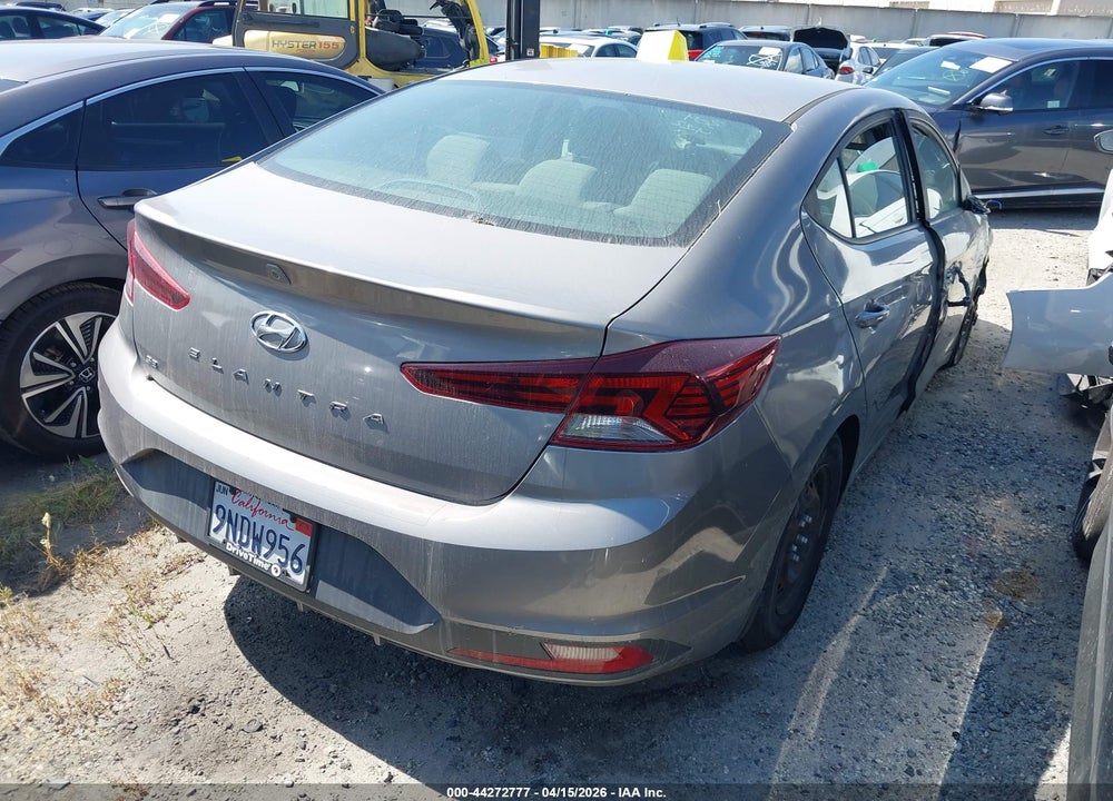 2020 HYUNDAI ELANTRA SE VIN: KMHD74LF5LU072695
