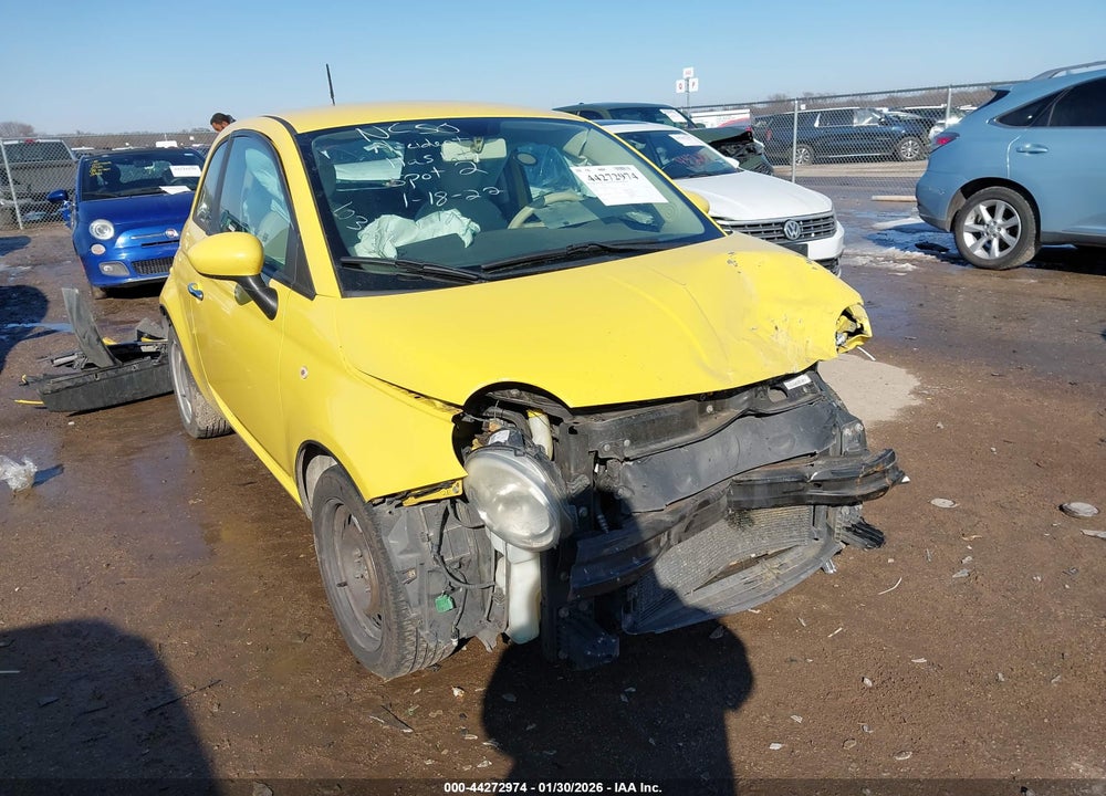 2012 FIAT 500 POP VIN: 3C3CFFAR5CT355172
