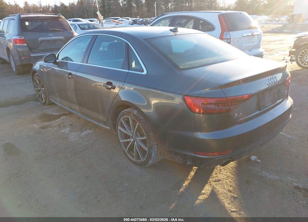 2017 AUDI A4 2.0T PREMIUM VIN: WAUENAF41HN023869