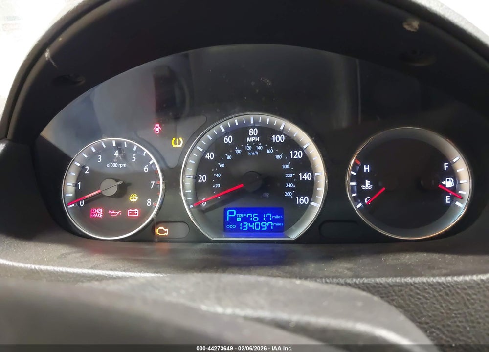 2010 HYUNDAI SONATA GLS VIN: 5NPET4AC3AH634954