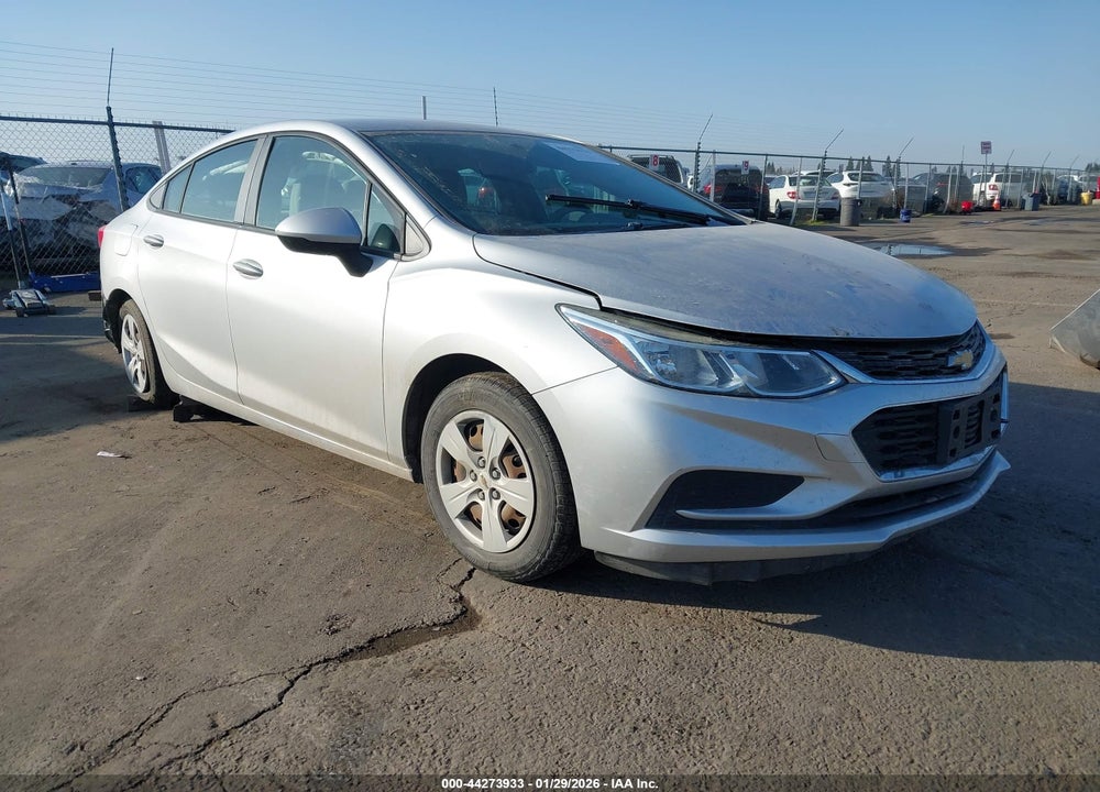 2017 CHEVROLET CRUZE LS MANUAL VIN: 1G1BB5SM0H7166238