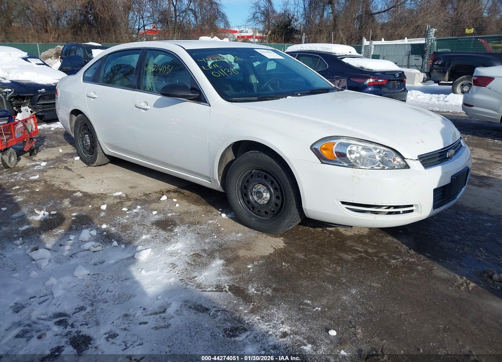 2008 CHEVROLET IMPALA POLICE VIN: 2G1WS553489216853