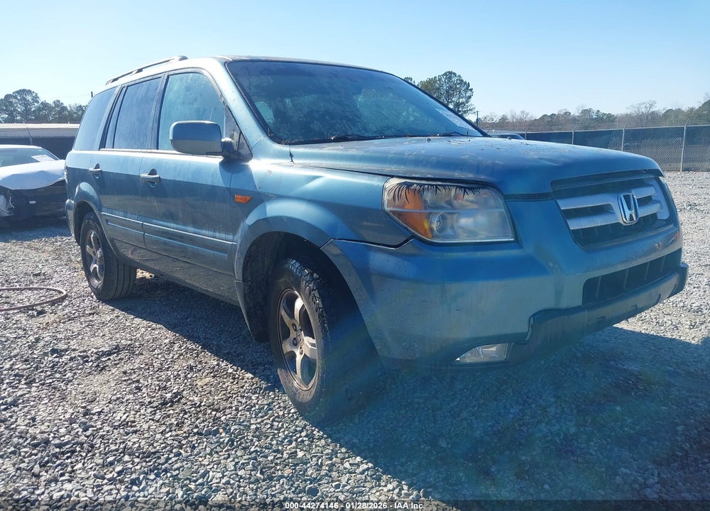 2007 HONDA PILOT EX-L VIN: 5FNYF28507B000752