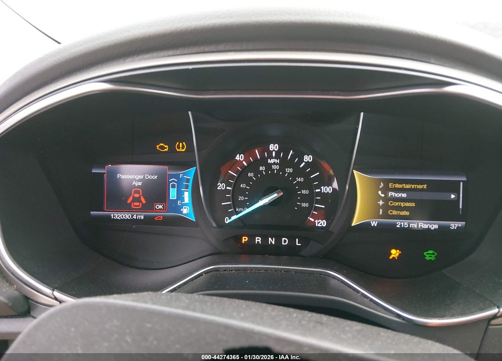 2016 FORD FUSION ENERGI SE LUXURY VIN: 3FA6P0PU4GR252610