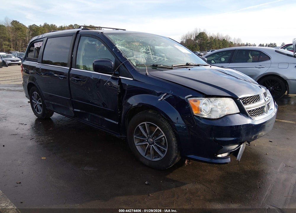 2017 DODGE GRAND CARAVAN SXT VIN: 2C4RDGCG7HR749540