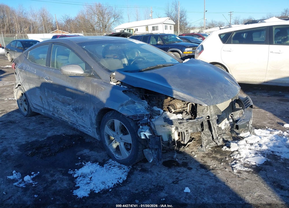 2013 HYUNDAI ELANTRA GLS VIN: 5NPDH4AE7DH317522