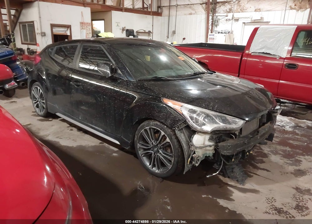 2016 HYUNDAI VELOSTER TURBO VIN: KMHTC6AE5GU286847
