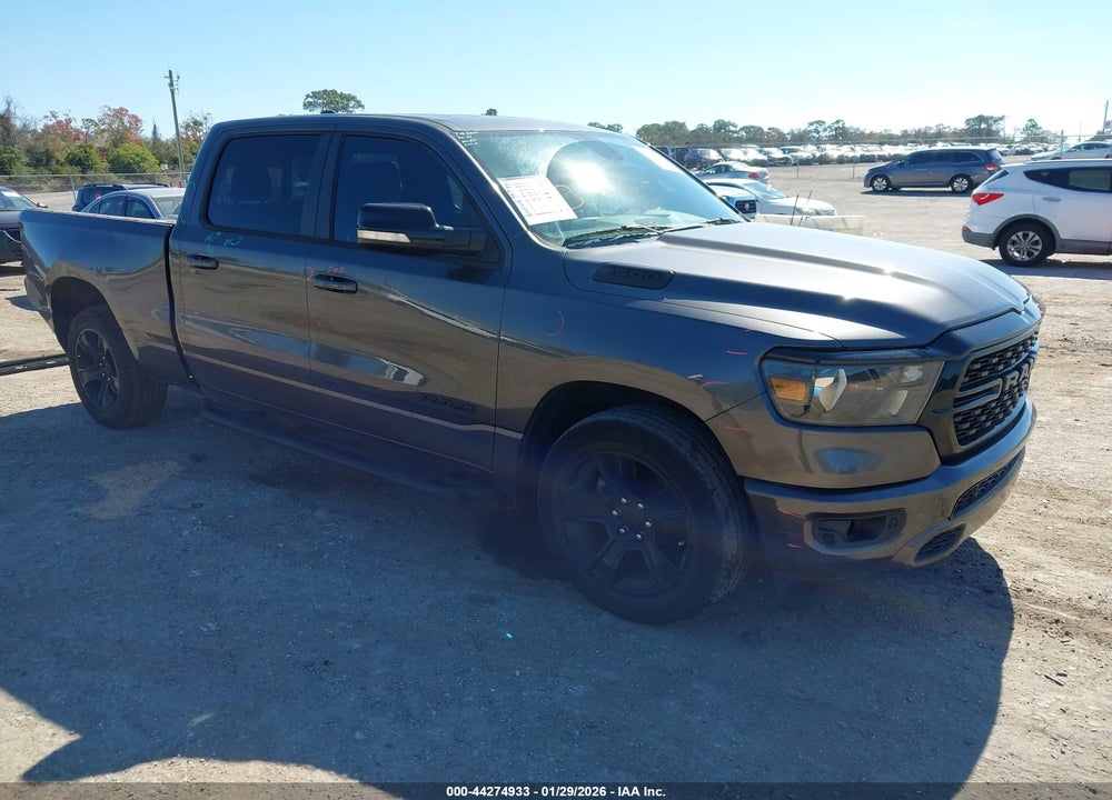 2022 RAM 1500 BIG HORN  4X2 6'4 BOX VIN: 1C6RREMT4NN156929