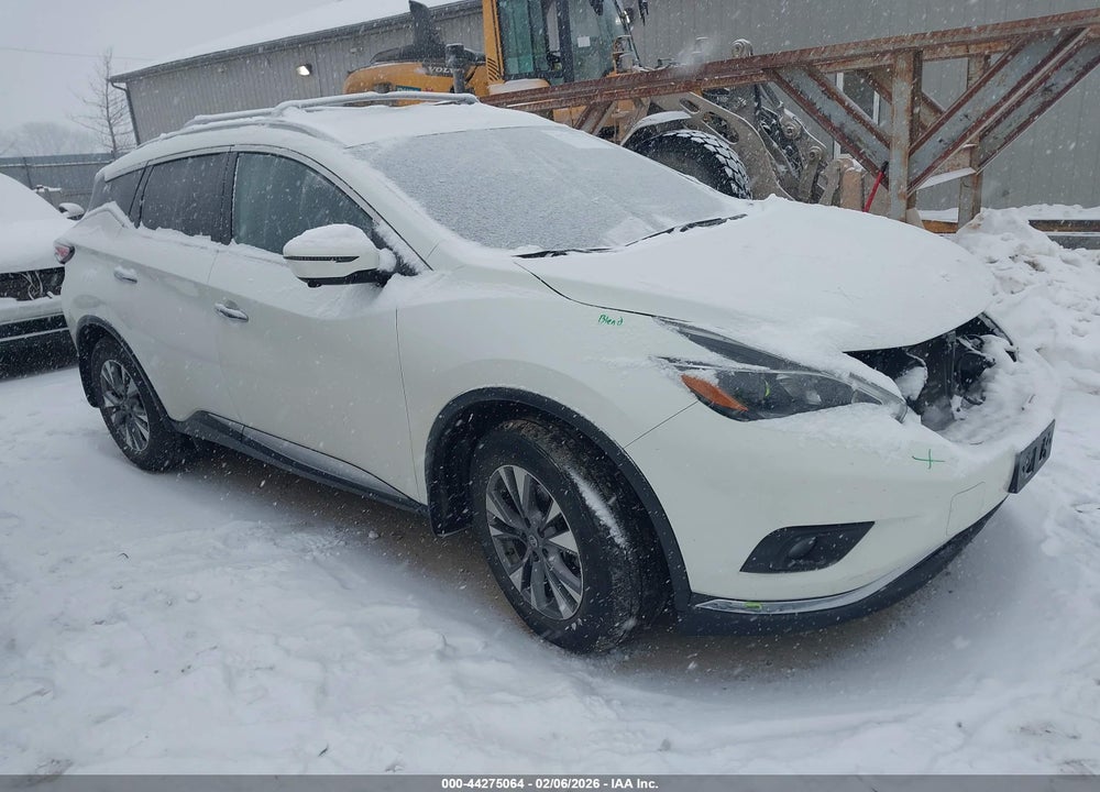 2018 NISSAN MURANO SL VIN: 5N1AZ2MH8JN109442