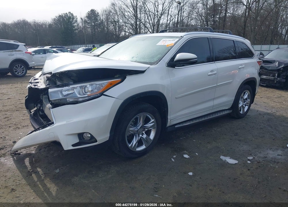 2015 TOYOTA HIGHLANDER LIMITED V6 VIN: 5TDYKRFH8FS108824