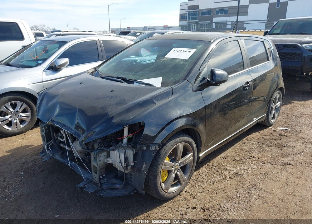 2016 CHEVROLET SONIC RS MANUAL VIN: 1G1JH6SB3G4167950