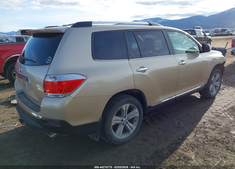 2012 TOYOTA HIGHLANDER LIMITED V6 VIN: 5TDDK3EH4CS130375