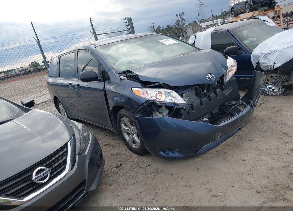 2014 TOYOTA SIENNA L V6 7 PASSENGER VIN: 5TDZK3DC9ES422649