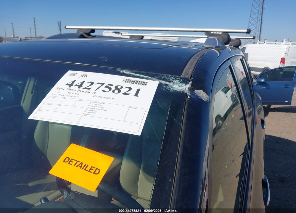 2010 TOYOTA HIGHLANDER LIMITED V6 VIN: 5TDDK3EH8AS029644