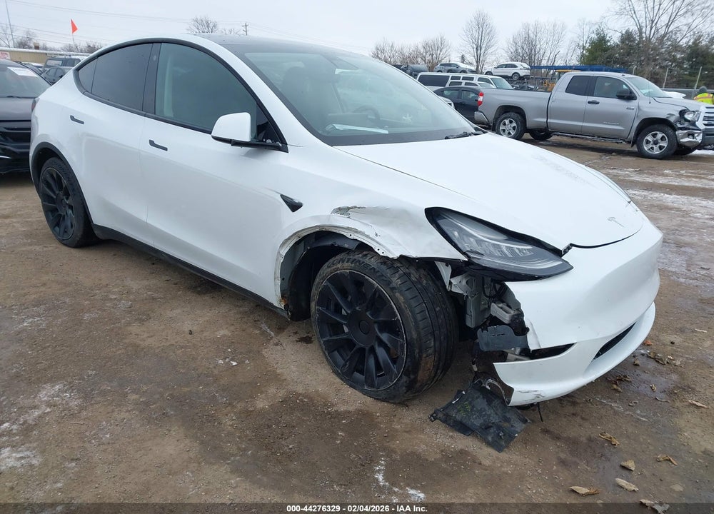 2021 TESLA MODEL Y LONG RANGE DUAL MOTOR ALL-WHEEL DRIVE VIN: 5YJYGDEE3MF199384