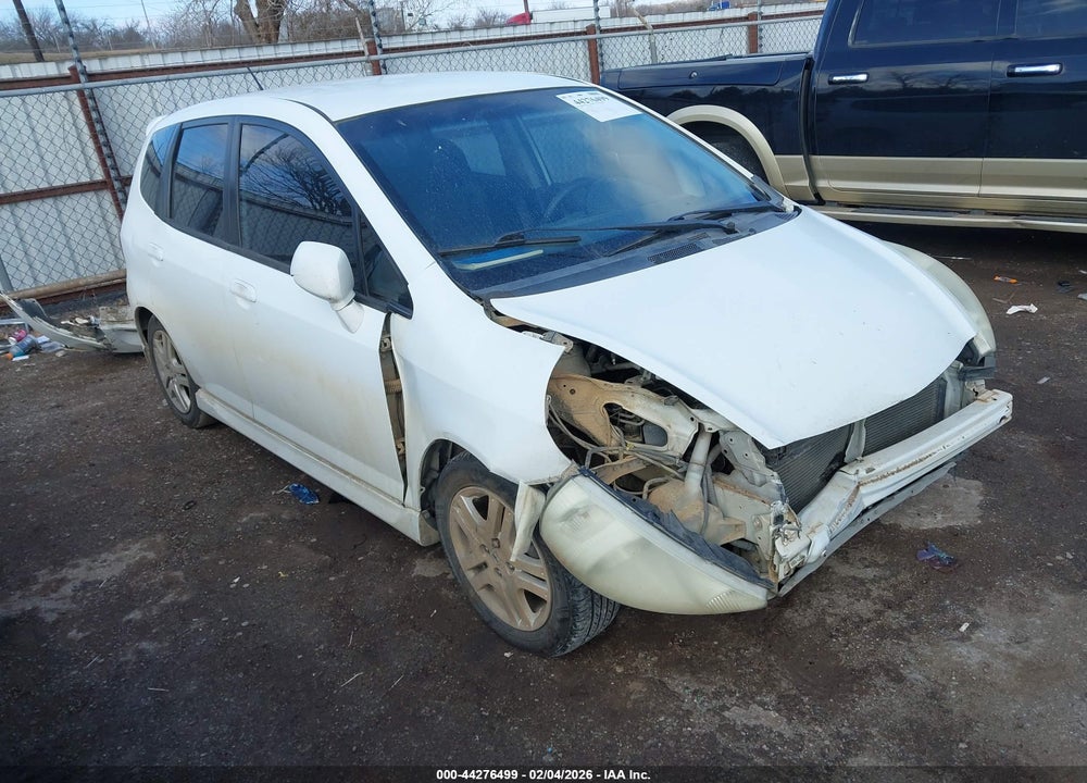 2007 HONDA FIT SPORT VIN: JHMGD38627S060629