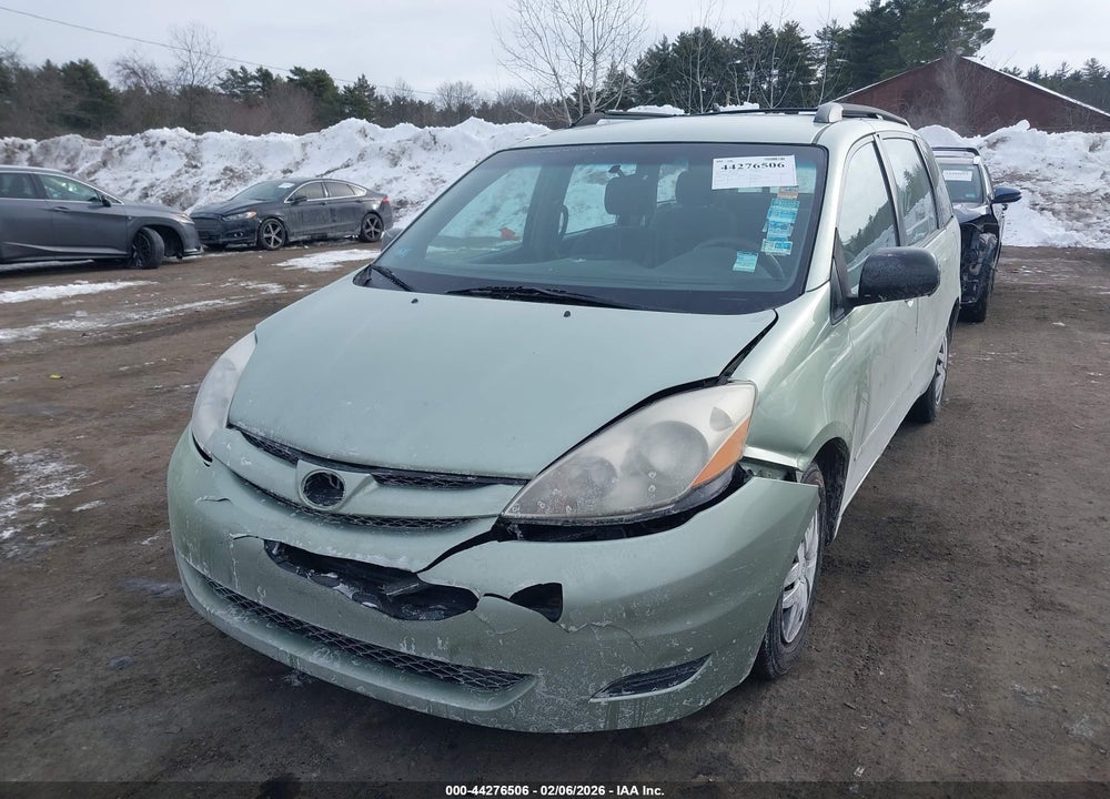 2007 TOYOTA SIENNA CE VIN: 5TDZK23C67S086005