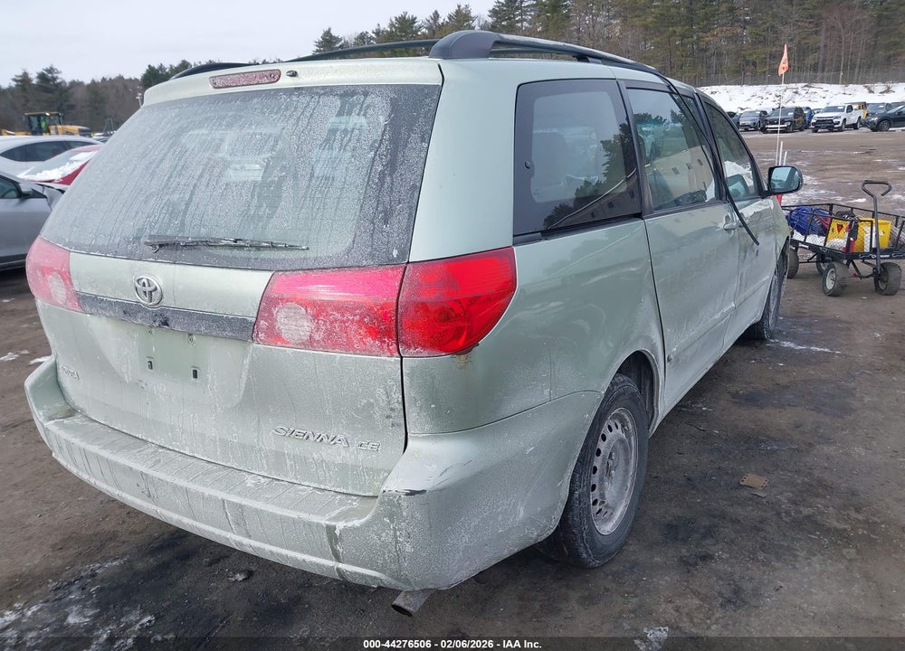 2007 TOYOTA SIENNA CE VIN: 5TDZK23C67S086005