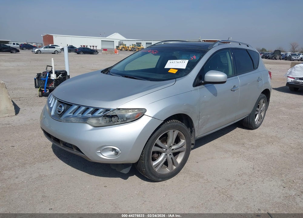 2009 NISSAN MURANO LE VIN: JN8AZ18W09W105337