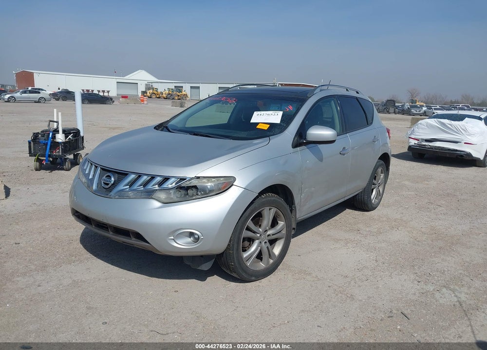 2009 NISSAN MURANO LE VIN: JN8AZ18W09W105337