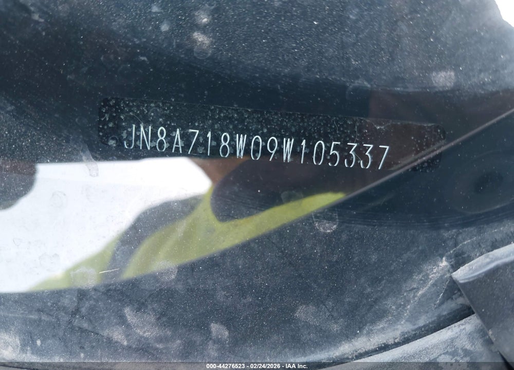 2009 NISSAN MURANO LE VIN: JN8AZ18W09W105337