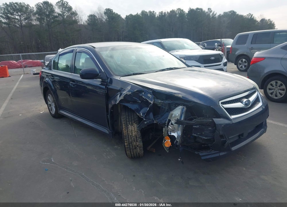 2012 SUBARU LEGACY 2.5I PREMIUM VIN: 4S3BMBC65C3043325