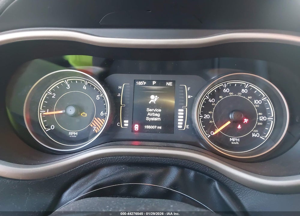 2015 JEEP CHEROKEE LATITUDE VIN: 1C4PJMCB0FW704155