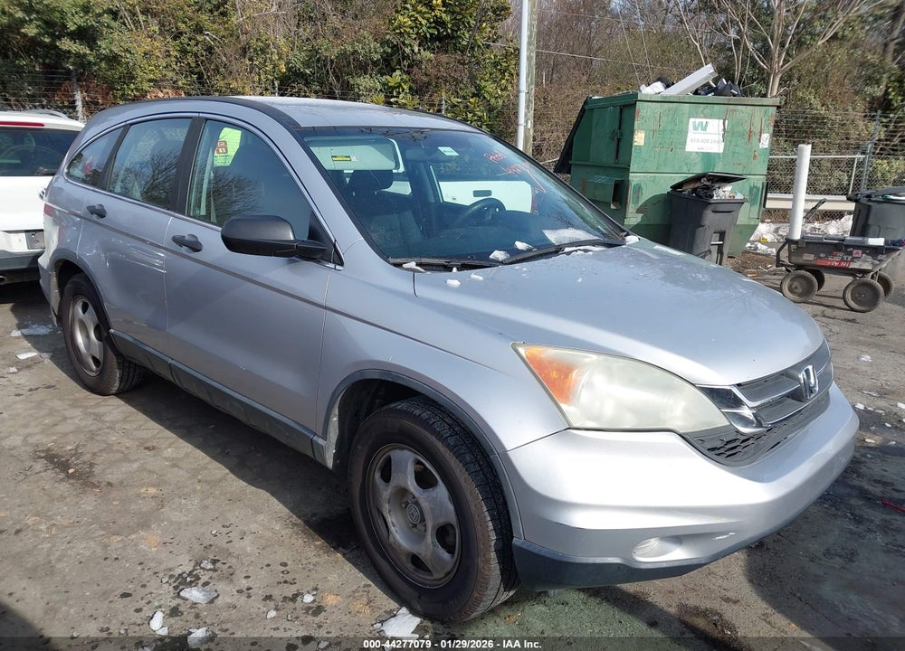 2010 HONDA CR-V LX VIN: 5J6RE3H39AL036787