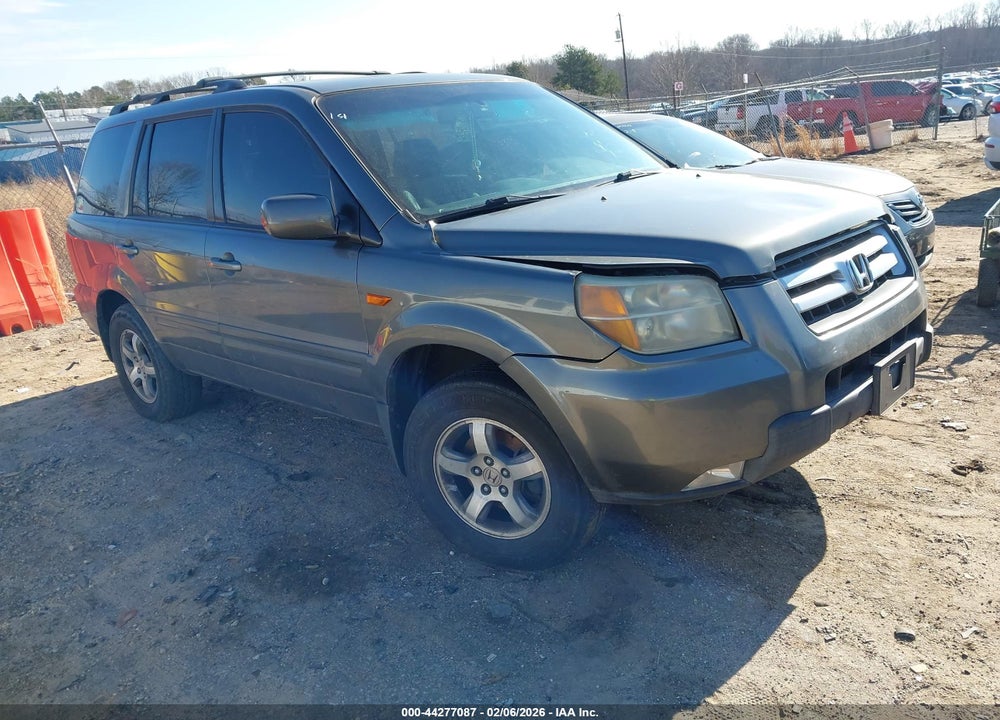 2007 HONDA PILOT EX-L VIN: 5FNYF28537B001765