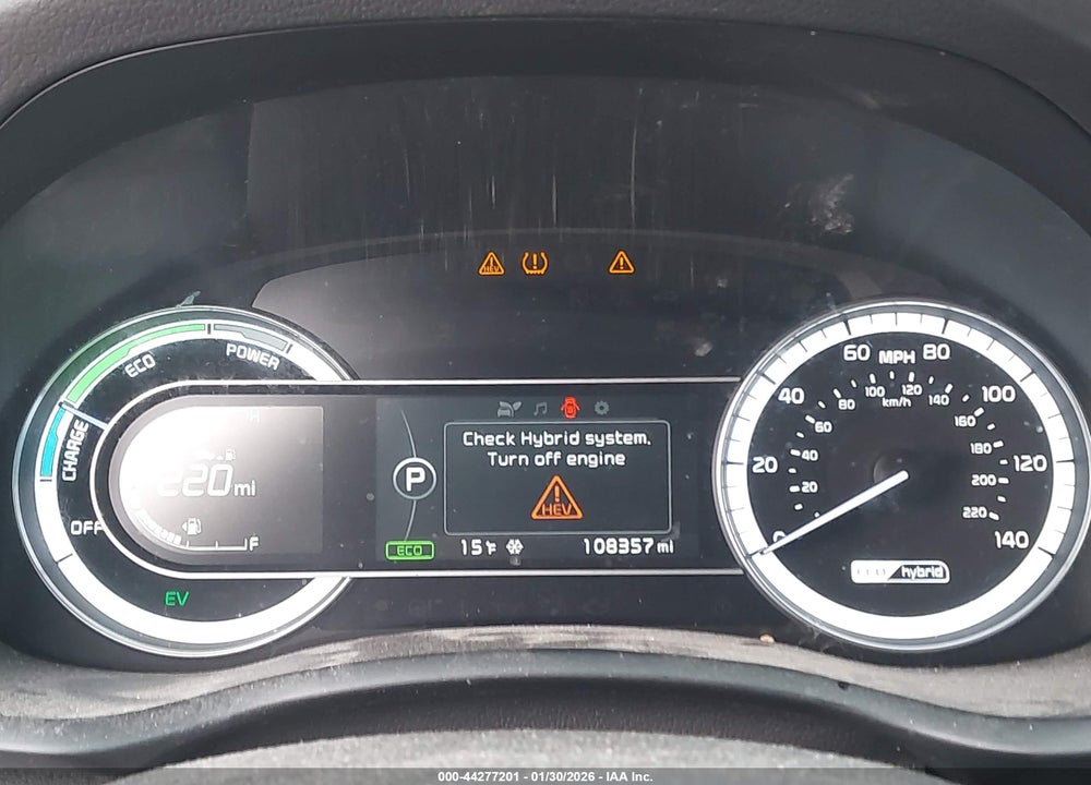 2017 KIA NIRO LX VIN: KNDCB3LCXH5044987