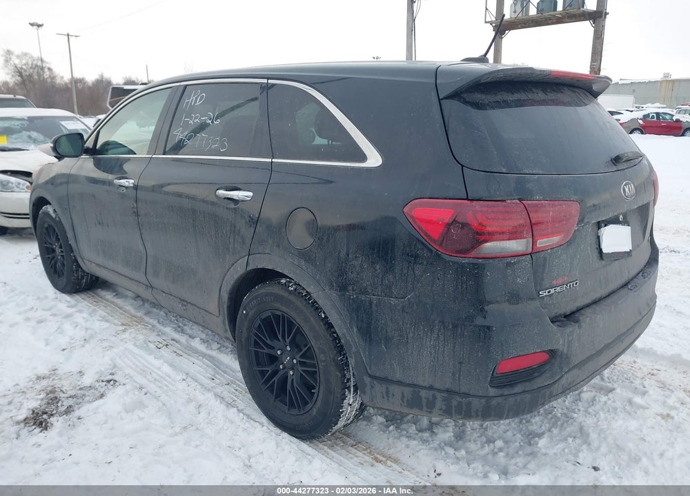 2019 KIA SORENTO 2.4L L VIN: 5XYPG4A33KG472426