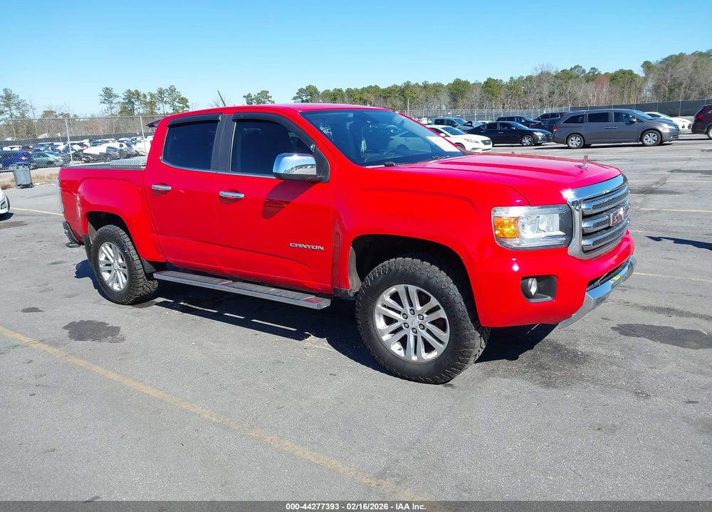 2016 GMC CANYON SLT VIN: 1GTG6DE38G1132533