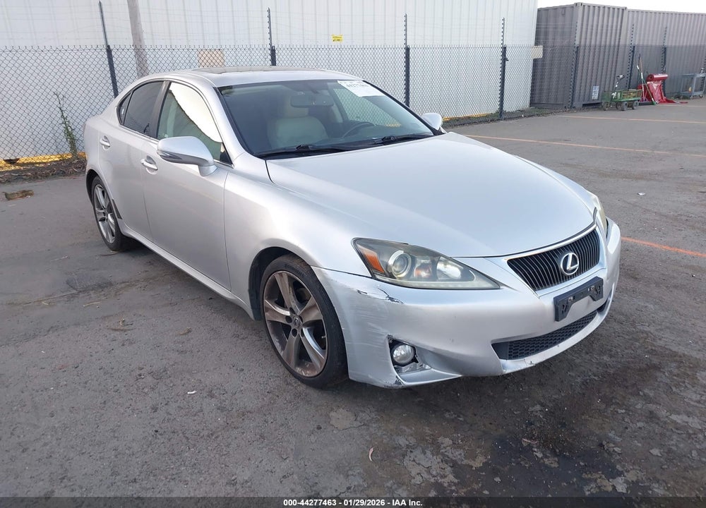 2011 LEXUS IS 250 VIN: JTHBF5C23B5135138