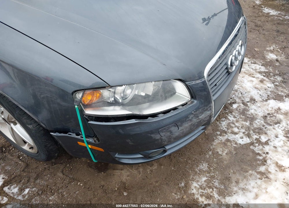 2007 AUDI A4 3.2 VIN: WAUDH78E87A217963